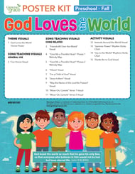 God Loves the World - Fall Pre-School Curriculum Poster Packet cover